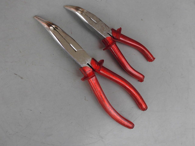 1990s old goods curved mouth pliers 6 inch 8 inch pointed curved mouth pliers 160mm200mm curved mouth pliers nostalgic tools