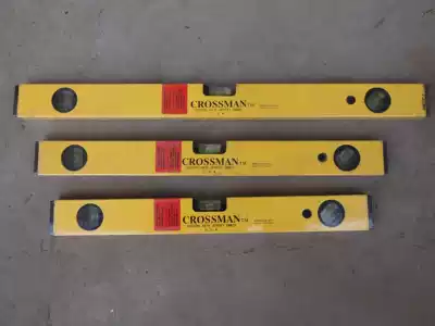 Original imported CROSSMAN American cross level ruler thickened three-bubble measuring ruler strong magnetic level ruler