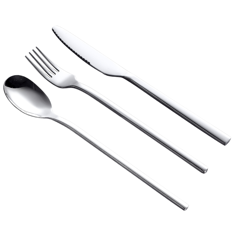 Senseyo western - style food tableware knife and fork suit thickening of 304 stainless steel, the children 's steak knife and fork spoon steak knife