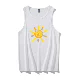 Yu Wenle Tide thương hiệu cotton thoáng khí mồ hôi vest rộng kích thước bãi biển vest thể thao cản trở vest nam - Áo vest cotton áo ba lỗ nam form rộng