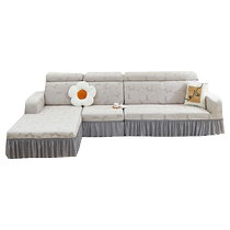 High-end sofa cover new all-inclusive swastika cover universal anti-cat scratch elastic sofa cushion for all seasons no need to measure
