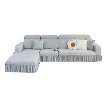 Sofa cover anti-cat scratching swastika universal elastic cover high-end thickened one-piece sofa dustproof protective cover