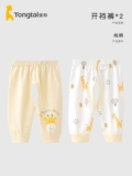 童泰 Комбинезон для новорожденных, хлопковое детское термобелье, базовые детские штаны, 0-3 мес.