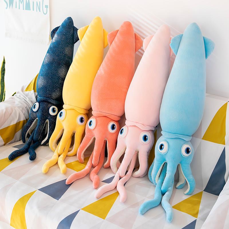 Realistic Marine Life Plush Toy Squid Doll Octopus Squid Pillow Octopus Children's Doll Gift for Men Realistic Marine Life Plush Toy Squid Doll Octopus Squid Pillow Octopus Children's Doll Gift for Men