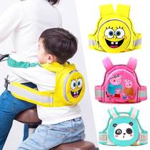 Motorcycle electric car child safety harness riding battery car baby anti-fall artifact with baby child seat strap ￥