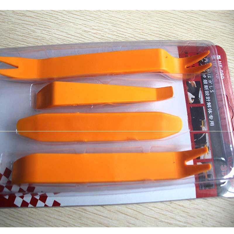 Car navigation cd audio disassembly tool four-piece set interior door panel buckle plastic crowbar multi-function prying board