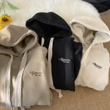 Tide, утепленная толстовка с капюшоном, парная одежда для влюбленных, куртка, в американском стиле, оверсайз