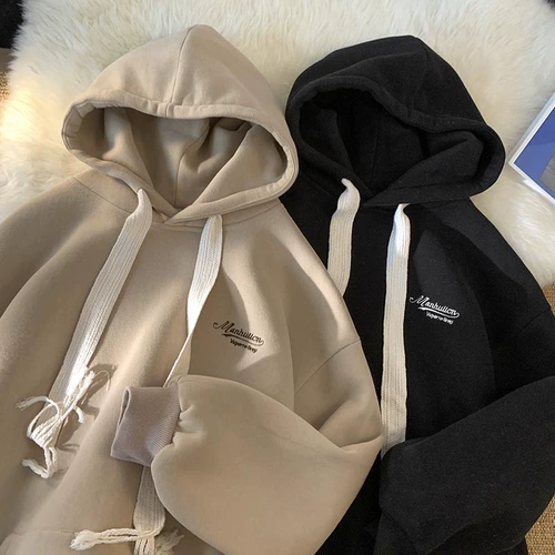 Tide, утепленная толстовка с капюшоном, парная одежда для влюбленных, куртка, в американском стиле, оверсайз