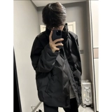 Черный легкий и тонкий пуховик с пухом, куртка, в американском стиле