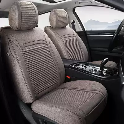 Also spring new full surround car seat cushion Four Seasons General Linen all-inclusive special buckwheat autumn and winter fabric seat cover