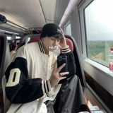 Мужская весенняя трендовая куртка, бейсбольная форма, оверсайз