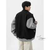 V37 Осенняя куртка для влюбленных, в американском стиле, с вышивкой