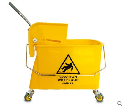 SuperBao B-038 20L light riding type pressed waterwheel side pressure milking mop barrel Family with a squeeze bucket cart