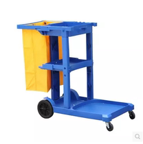 Baiyun AF08170 Multifunctional Cleaning Car Cleaning Car Flat Car Plastic Tools Trolley Car