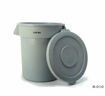 Chao Bao B-010 round storage bucket 37 liters plastic trash can round bucket with lid storage storage bucket 37L