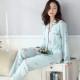 Đồ ngủ nữ ở Nam Cực mùa xuân và mùa thu cotton dài tay ngọt ngào dễ thương mùa thu cotton phục vụ nhà phụ nữ có thể mặc bộ dài tay 