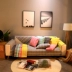 Four Seasons đệm chung sofa đệm vải dày trượt mùa hè tối giản hiện đại vật che phủ che khăn bìa đầy đủ - Ghế đệm / đệm Sofa thảm trải ghế trường kỷ Ghế đệm / đệm Sofa