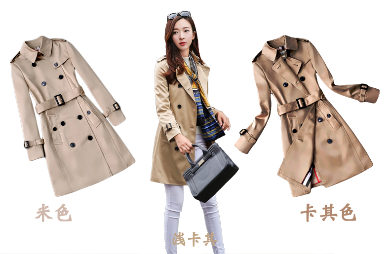 Trench pour femme HOQI   en Polyester - Ref 3227194 Image 14