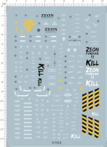 Gundam model HG MS-06R mass production Zagu Cannon (Thunder Zhou domain) special water patch (61926)