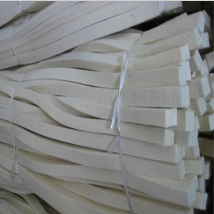 Supply of oil-containing seal dust-proof buffer Friction filtration Wear-resistant oil-absorbing industrial wool felt gasket strip