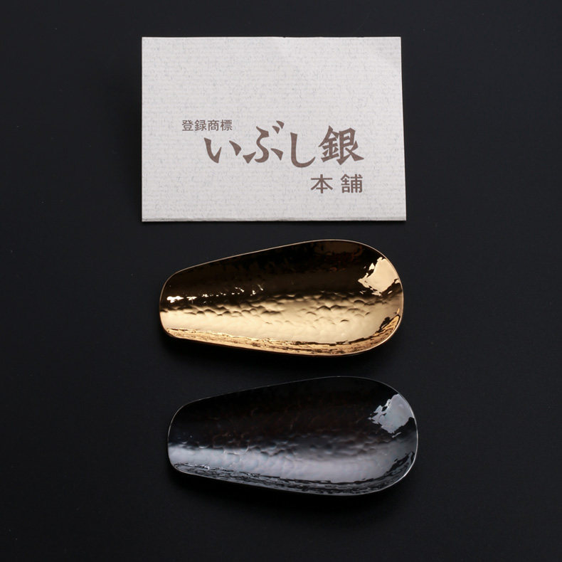 Japan imported Yinchuan Yinchuan Yinben shop smoked silver tea spoon teaspoon tea tea tea ceremony accessories