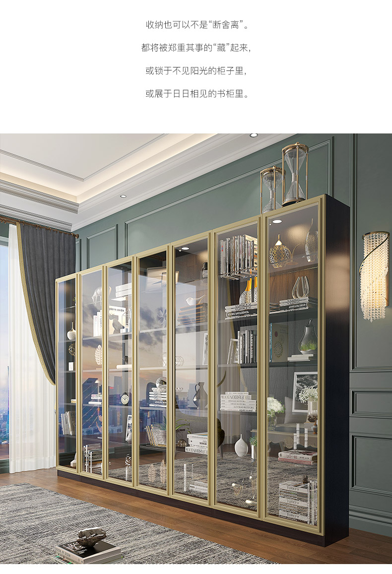 Sau khi ánh sáng sang trọng hiện đại Bắc Âu góc gỗ tủ sách miễn phí kết hợp kệ sách với các phụ kiện văn phòng kính cửa tủ sách - Buồng các mẫu tủ nhựa đẹp