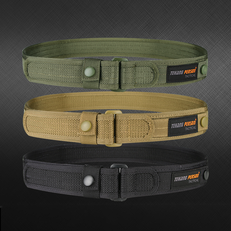 Lightweight commuter outdoor quick pull tactical belt Military fans Black Hawk nylon weaving inside the training belt men 511 waist seal