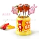 Sáng tạo dễ thương thời trang Hàn Quốc thép không gỉ trái cây ngã ba bộ mô phỏng quà tặng nhỏ nhà cửa hàng đồ trang trí dấu hiệu bữa trưa - Thiết bị sân khấu