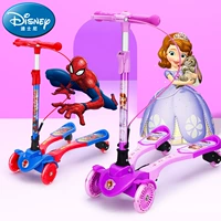 Xe tay ga ếch trẻ em Disney 3-6 tuổi flash bốn bánh gấp cho người mới bắt đầu xe đẩy kéo - Trượt băng / Trượt / Thể thao mạo hiểm giày trượt patin cho bé