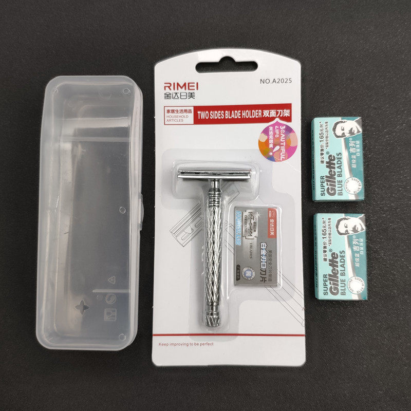Jinda Rimei old-fashioned men's manual razor old-fashioned double-sided razor razor male manual double-sided hand shaving