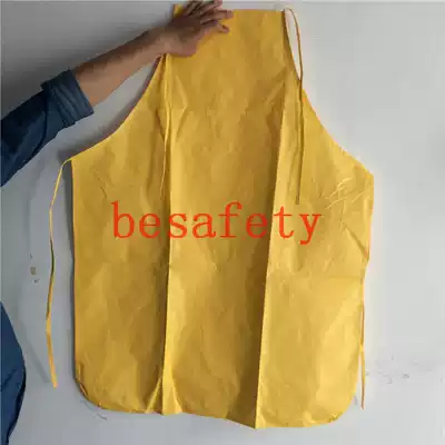 United States DuPont Tychem C yellow chemical resistant apron Labor apron DuPont C apron acid-resistant apron