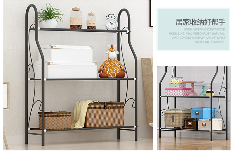 Sàn hoa đứng Sorno Sắt nhiều lớp phòng khách ban công chậu hoa treo tường giá treo củ cải xanh - Kệ mẫu giá sách đẹp
