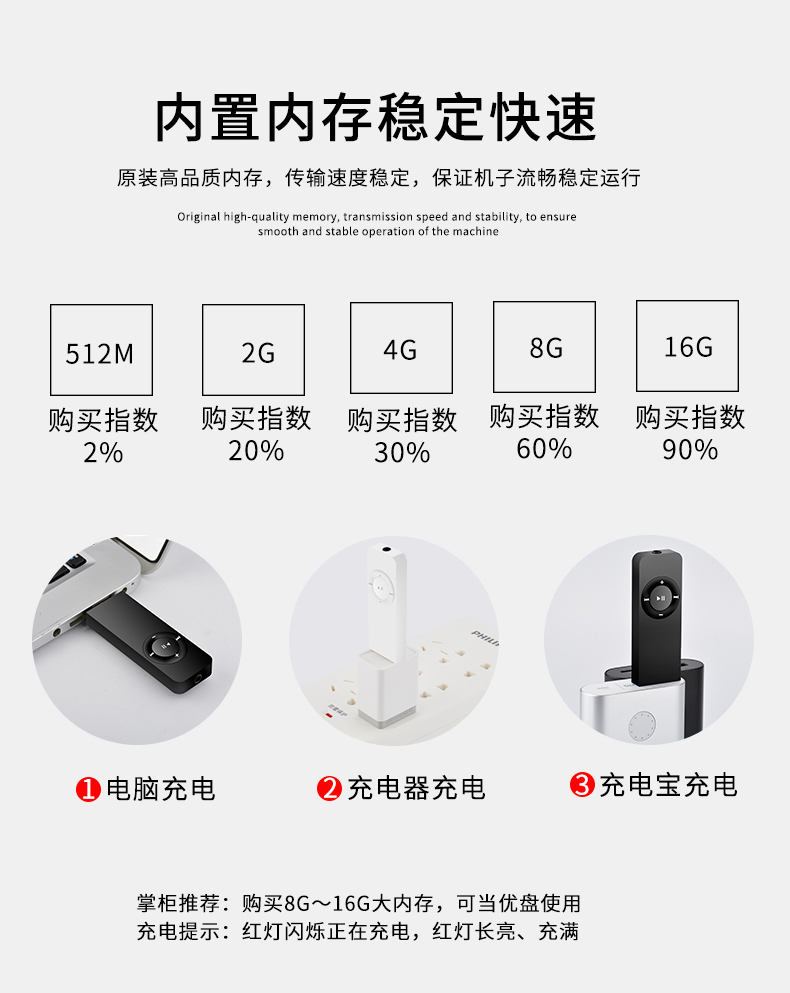 Máy nghe nhạc Mp3 mini student Walkman phim hoạt hình thể thao dễ thương nhạc siêu mỏng Tiếng Anh U đĩa kẹo cao su MP4 - Máy nghe nhạc mp3 
