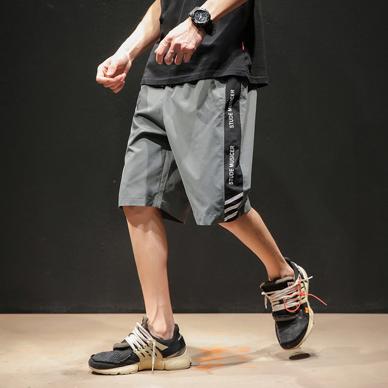 Summer new sport shorts men loose large size for running fitness casual 50% pants trendy basketball pants 50% pants