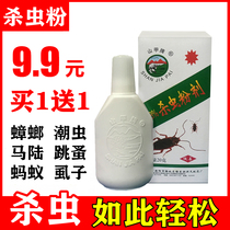 Insecticidal Powder Cockroach medicine household flea powder repelling lice bug drug contact tide worm Ant medicine full nest end