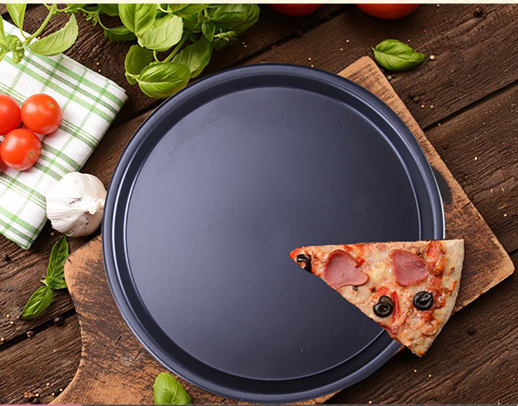 Hộ gia đình không dính bánh pizza đặt khay nướng bánh 6 inch 8 inch 9 inch 10 inch khay nướng bánh pizza công cụ làm khuôn - Tự làm khuôn nướng khuôn bánh silicon