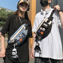 ins Tide Bracket Men Casual Day Single Shoulder Small Backpack Female Tide Samsung Bag 2022 New Waste Bag