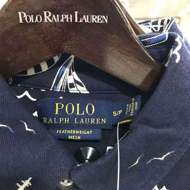 Пуловер/поло Ralph Lauren, хлопковый поло с коротким рукавом