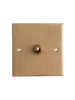 Pialt 86 Type Nordic Minimalist Style Beech Solid Wood Panel Brass Lever Wooden Switch Socket Natural Wood