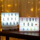 Letter lamp creative birthday arrangement romantic wedding room decoration confession proposal luminous lamp led English letter light box