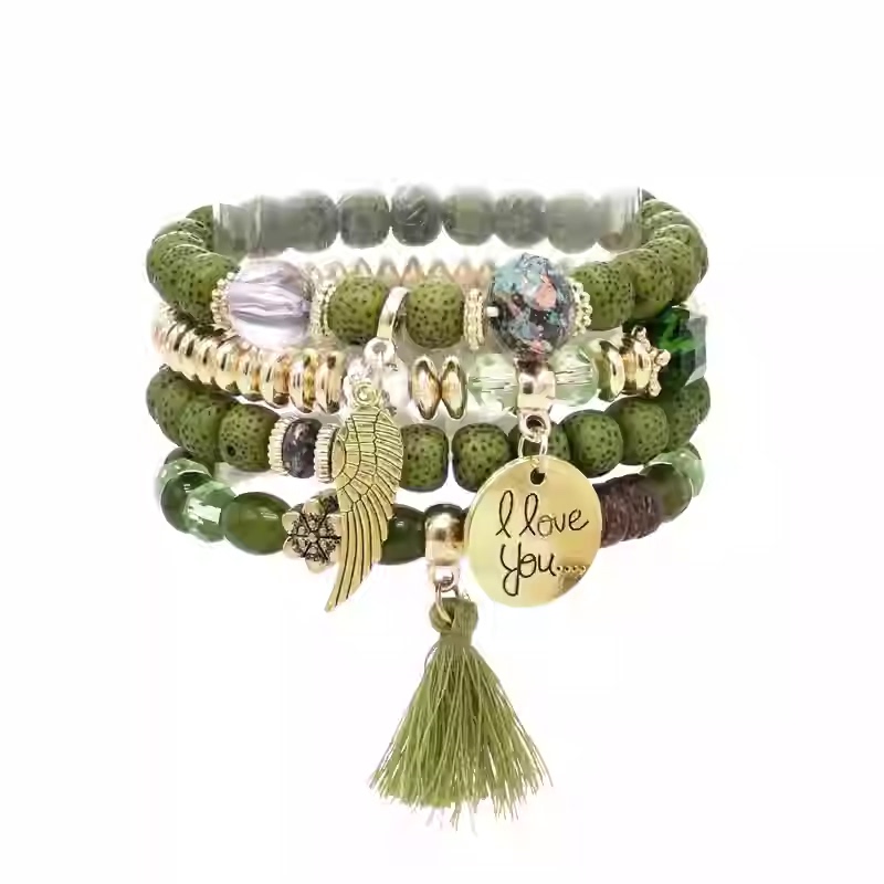 Bohemian Ethnic Style Beaded Multi-Layered Bracelets for Men and Women, Retro and Versatile, Summer Bracelet Accessories