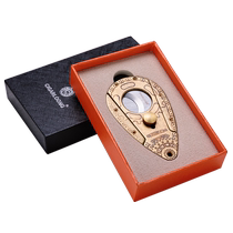 CIGARLOONG Cigar Scissors Stainless Steel Travel Portable Sharp Blade Cigar Cutter