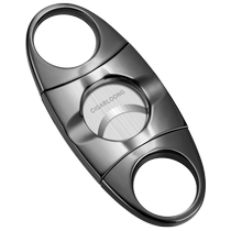 CIGARLOONG cigar scissors sharp stainless steel double-edged portable V-shaped cigar cutter CC-24CZ1