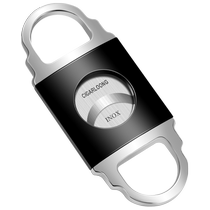 CIGARLOONG cigar scissors portable sharp stainless steel double-edged cigar cutter YB-C003