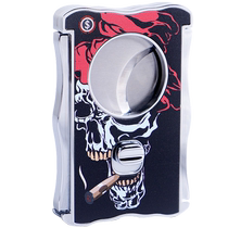 CIGARLOONG Cigar Scissors Stainless Steel Fashion Portable Cigar Scissors Auspicious Dragon Pattern CLE-23HV