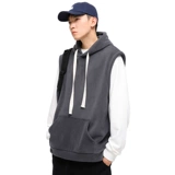 Утепленный мужской осенний жилет, японская зимняя толстовка с капюшоном, кардиган