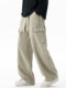 Pure cotton overalls men's autumn and winter 2025 new American retro multi-pocket loose wide-leg casual trousers
