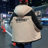 Демисезонная толстовка с капюшоном, пуховик с пухом, трендовая куртка для отдыха, оверсайз, подходит для подростков