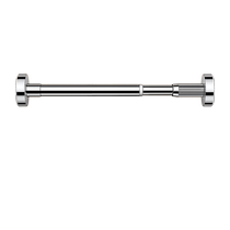 Telescopic rod punch-free bathroom shower curtain rod nail-free support frame curtain wardrobe support rod retractable shower curtain rod 1651
