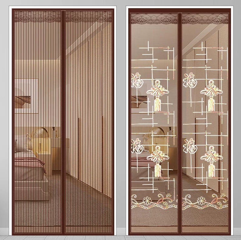 Magic Tape Mosquito-Proof Door Curtain, Magnetic Screen Door for Home Use, Summer Screen Window, Self-Adhesive, No-Drill, Self-Install Magnetic Net Magic Tape Mosquito-Proof Door Curtain, Magnetic Screen Door for Home Use, Summer Screen Window, Self-Adhesive, No-Drill, Self-Install Magnetic Net